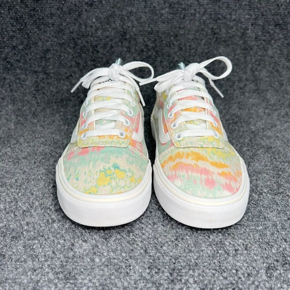 Vans Old Skool Shoes Women's Size 9 Tie Dye Low‎ Lace Up Retro Skate Sneakers - Picture 2 of 11